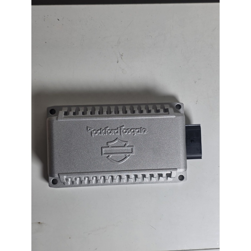 Harley-Davidson OEM Rockford Fosgate Amplifier 200w 76001131 Clean TAKE OFF
